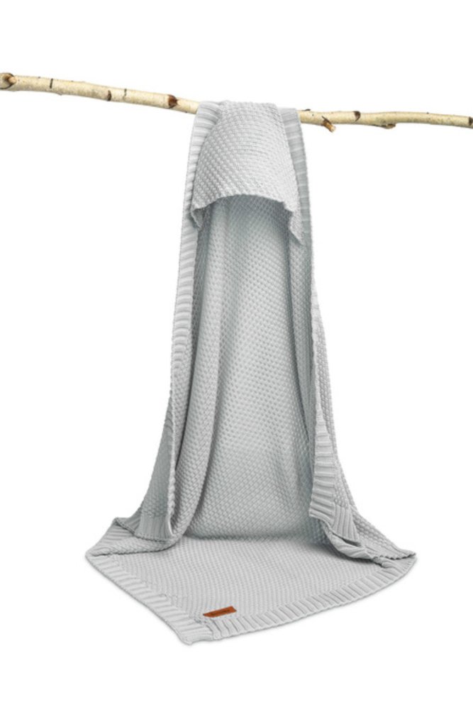 Κουβέρτα με Κουκούλα 90x85cm Bamboo Sensillo Grey - Image 2