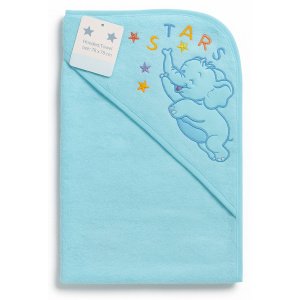 Μπουρνουζοπετσέτα 75x75cm Beboulino Turquoise Star Elephant Fr