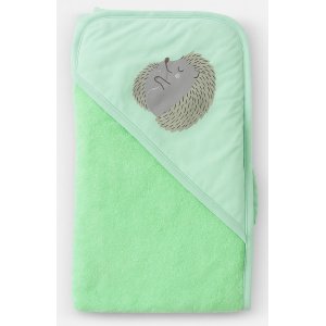 Μπουρνουζοπετσέτα 75x75cm Beboulino Lime Hedgehog Fr