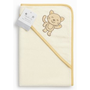 Μπουρνουζοπετσέτα 75x75cm Beboulino Beige Cat Fr