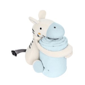 Κουβέρτα 70x100cm με Λούτρινο Kikka boo Stripy Friends