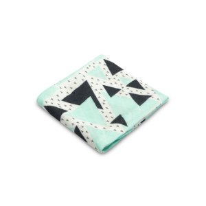 Πανά 75x75cm Bamboo Sensillo Green Triangle