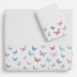 Σετ Βρεφικές Πετσέτες 2τμχ Butterfly