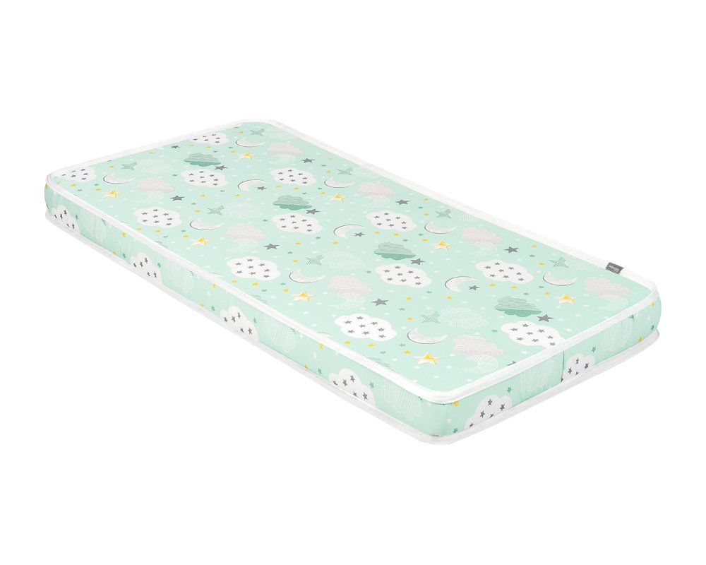Στρώμα Αφρού 70x140x9cm Fantasia Kikka boo Clouds Mint