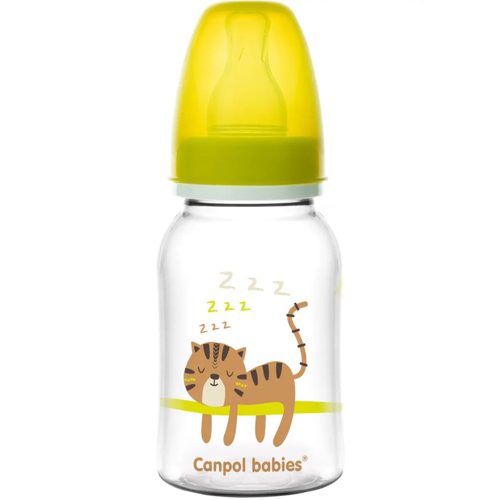 Στενό Μπουκάλι 120ml PP Africa Canpol Yellow 59/