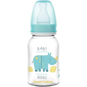 Στενό Μπουκάλι 120ml PP Africa Canpol Turquoise 59/