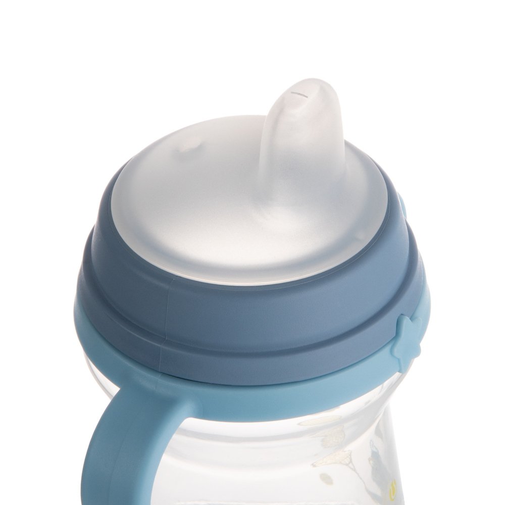 Κύπελλο με Στόμιο Σιλικόνης 150ml FirstCup Bonjour Canpol Blue 56/ - Image 3