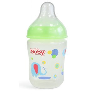 Μπουκαλάκι Anticolic 180ml +0m με 5 Σακουλάκια Nuby Green