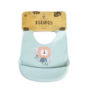 Σαλιάρα Σιλικόνης με Τσέπη Rooibos Cangaroo Mint