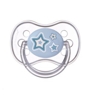Συμμετρική Πιπίλα Σιλικόνης 6-18m Canpol Blue 22/