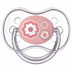Καταπραϋντική Πιπίλα Σιλικόνης 6-18m Canpol Pink 22/