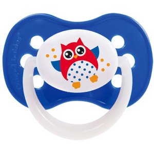 Συμμετρική Πιπίλα Σιλικόνης Canpol Blue Owl 22/