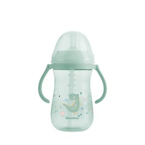 Παγούρι με Λαβές και Καλαμάκι 300ml Kikka boo Dino World Mint