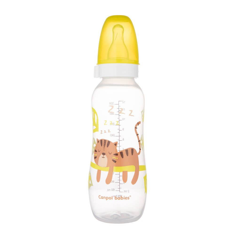 Στενό Μπουκάλι 330ml +12m PP Africa Canpol Yellow 59/