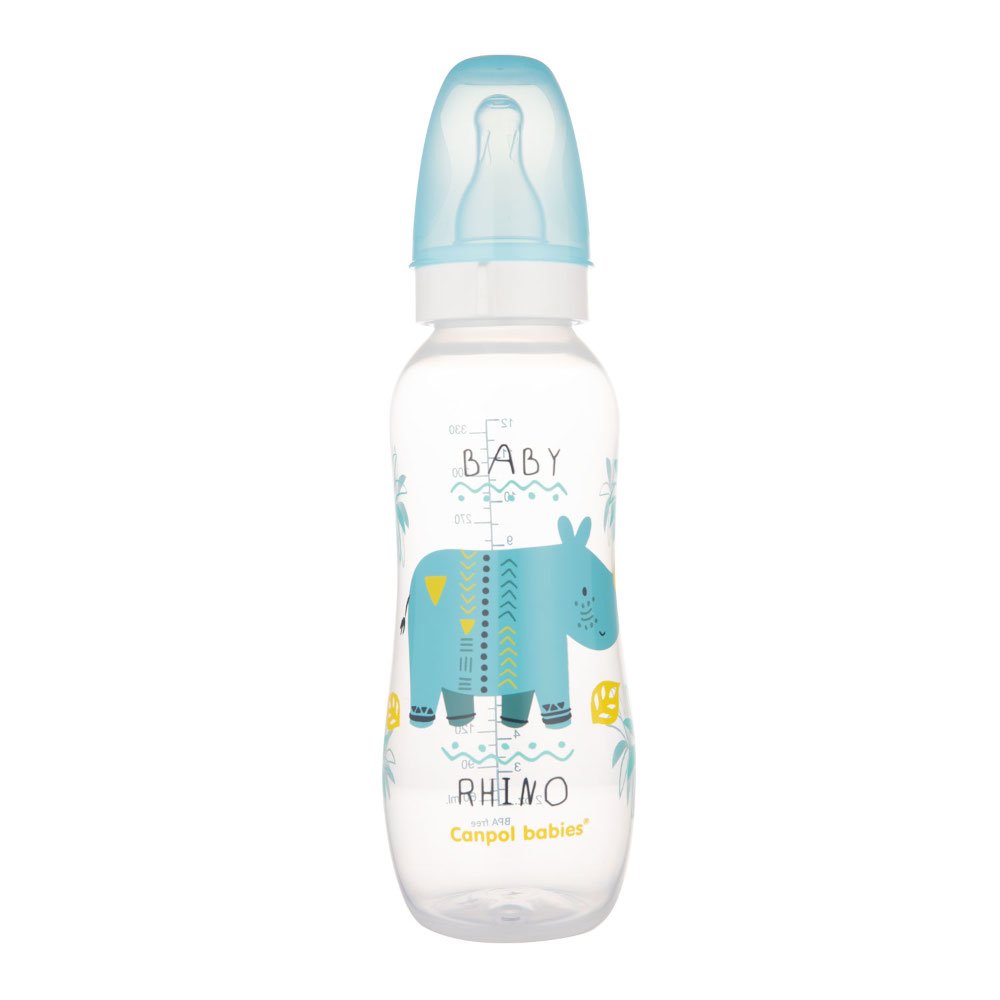 Στενό Μπουκάλι 330ml +12m PP Africa Canpol Turquoise 59/
