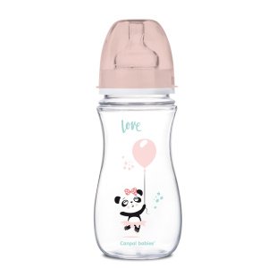 Μπιμπερό Κατά των Κολικών 300ml +12m Easy Star Exotic Canpol Pink 35/