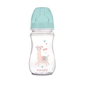 Μπιμπερό Κατά των Κολικών 240ml +3m Easy Star Exotic Canpol Llama Mint 35/