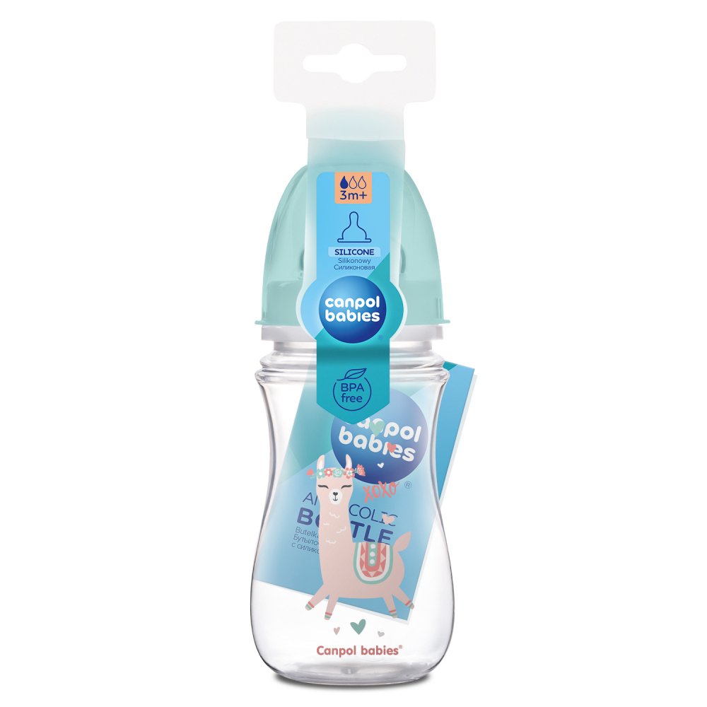 Μπιμπερό Κατά των Κολικών 240ml +3m Easy Star Exotic Canpol Llama Mint 35/ - Image 2
