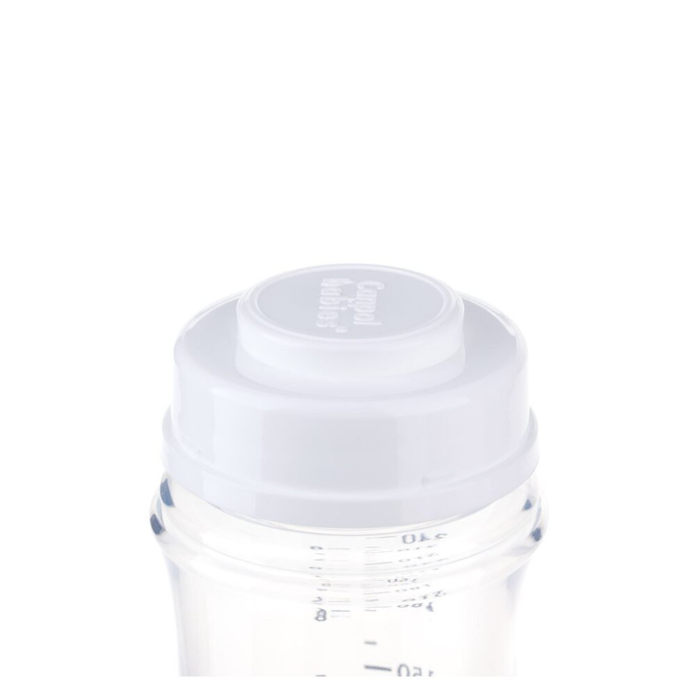 Μπουκάλι με Φαρδύ Λαιμό κατά των Κολικών 240 ml CANPOL 35/217 Easystart Beige - Image 4