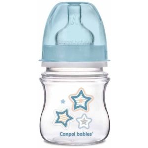 Μπουκαλι με Φαρδύ Λαιμό κατά των Κολικών Easystart 120 ml Blue CANPOL 35/