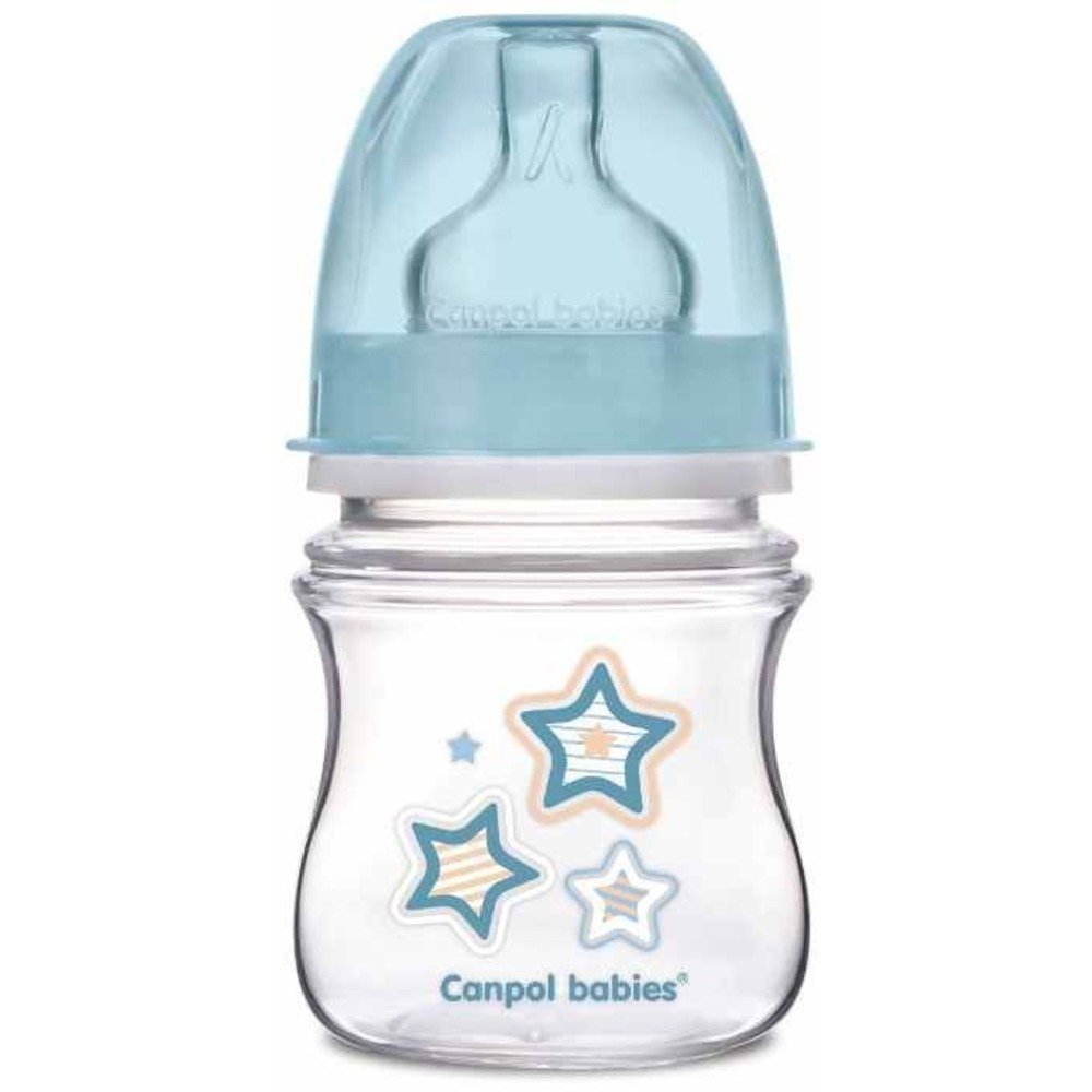 Μπουκαλι με Φαρδύ Λαιμό κατά των Κολικών Easystart 120 ml Blue CANPOL 35/