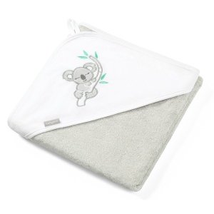 Πετσέτα με Kουκούλα από Μπαμπού 85x85cm Koala Babyono Grey