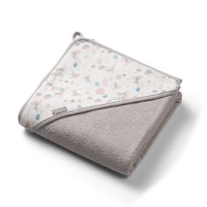Πετσέτα με Κουκούλα Terry 100x100cm Babyono Grey 1552/