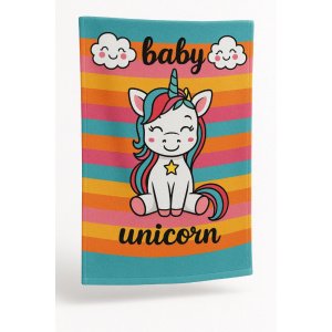 Πετσετάκι Προσώπου Βαμβακερό 30x50cm Carbotex Unicorn TNL