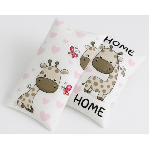 Μαξιλαροθήκες Σετ 2τμχ 20x30cm Beboulino U&Me Pink