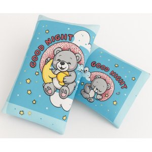 Μαξιλαροθήκες Σετ 2τμχ 20x30cm Beboulino Blue Honey