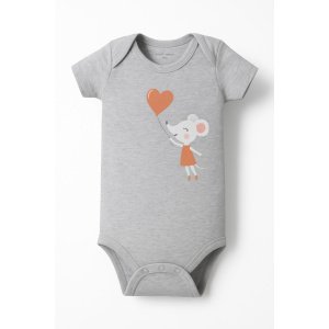 Κορμάκι Κοντομάνικο Balloon Mother Nest Grey