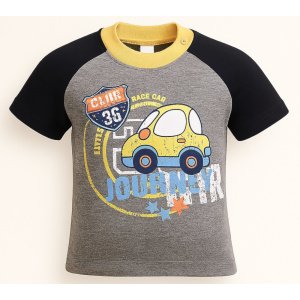Μπλουζάκι Κοντομάνικο Journey Club Car Beboulino Grey