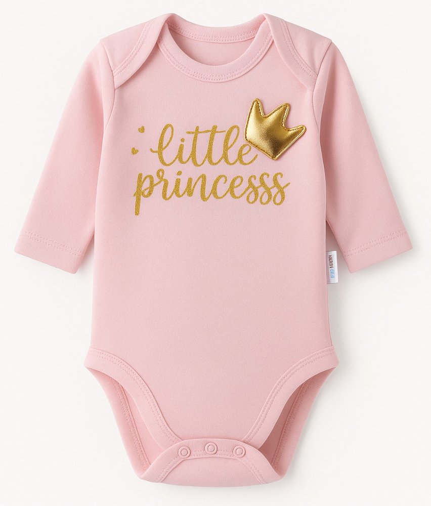 Κορμάκι Μακρυμάνικο Little Pink Princess Baby Tone