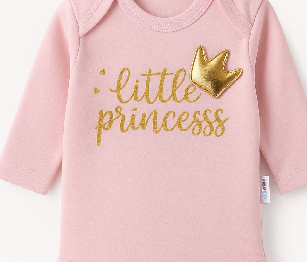 Κορμάκι Μακρυμάνικο Little Pink Princess Baby Tone - Image 2