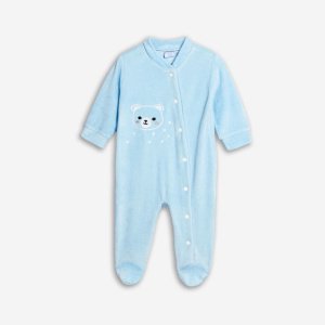 Φορμάκι Μακρυμάνικο Βελουτέ Funky Bear Light Blue 226-