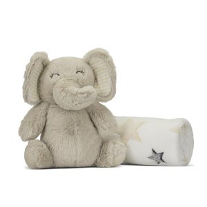 Κουβέρτα με Παιχνίδι 90x75cm Nappy Lorelli Beige Elephant
