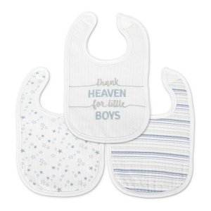 Βρεφικές Σαλιάρες με Velcro 3τμχ Newborn Natural Lorelli Boy