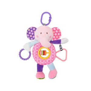 Παιχνίδι Λούτρινο δραστηριοτήτων Lorelli Elephant pink
