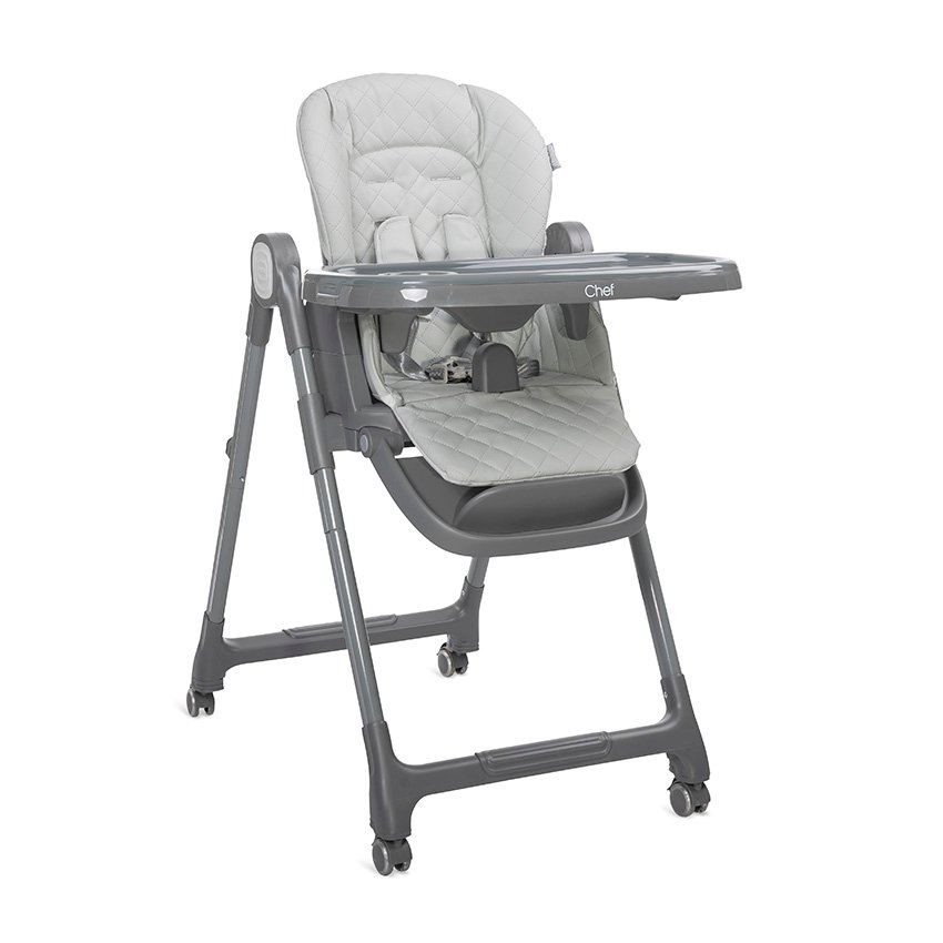 Καρεκλάκι Φαγητού 3σε1 Chef Lorelli Grey Leather - Image 5