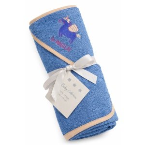 Μπουρνουζοπετσέτα με Κουκούλα 75x75cm Beboulino Unicorn Fr Blue