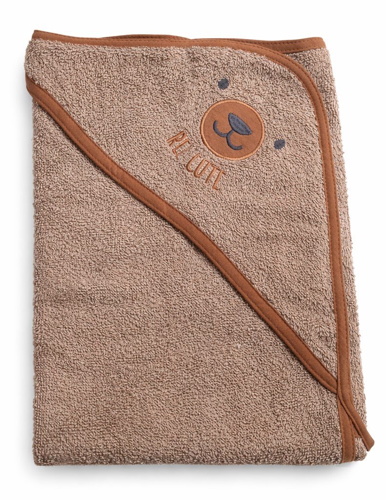 Μπουρνουζοπετσέτα 75x75cm Bear Brown Fr