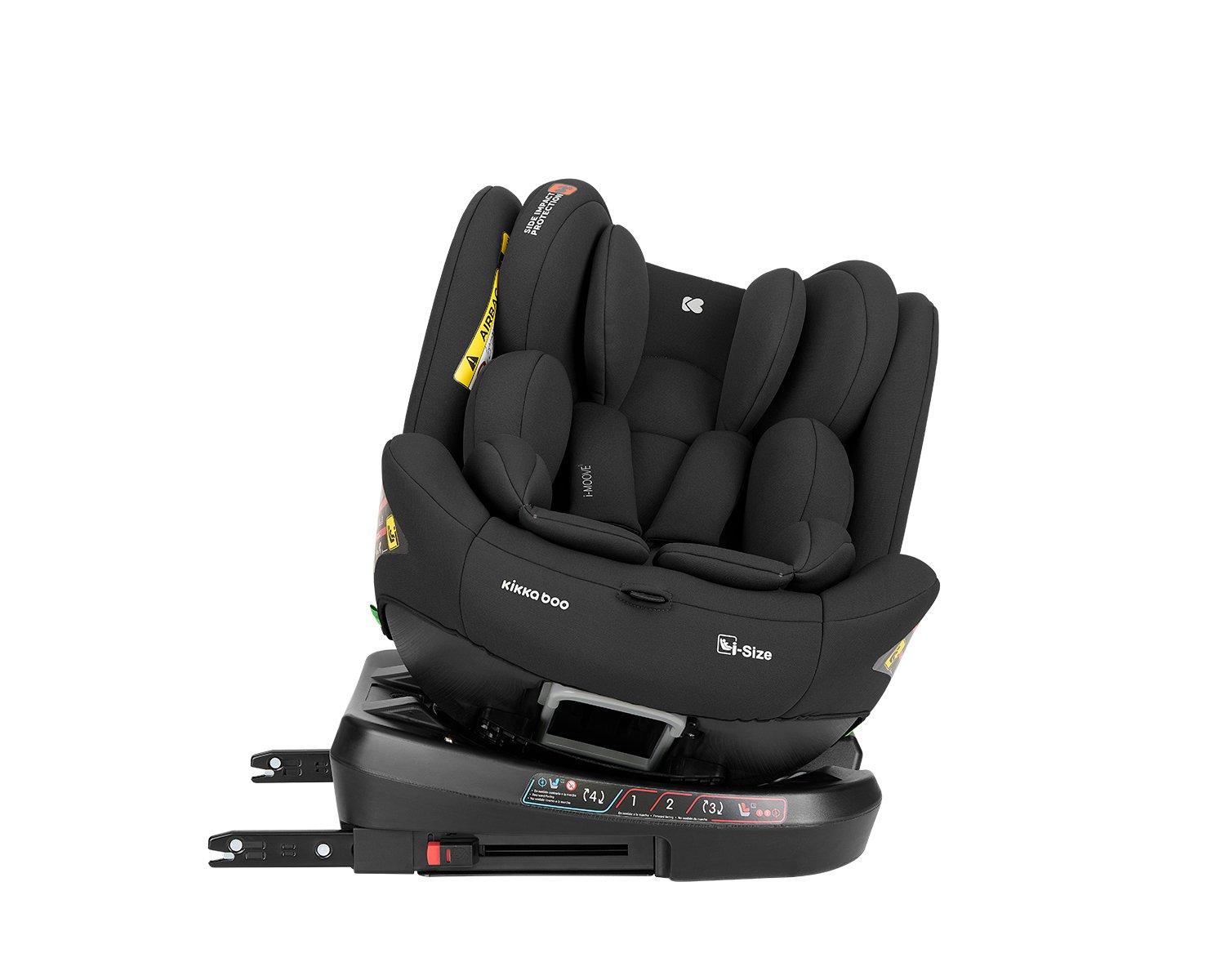 Κάθισμα Αυτοκινήτου i-moove Isofix i-Size 40-150cm (0-36kg) 360° Kikka boo Black - Image 7