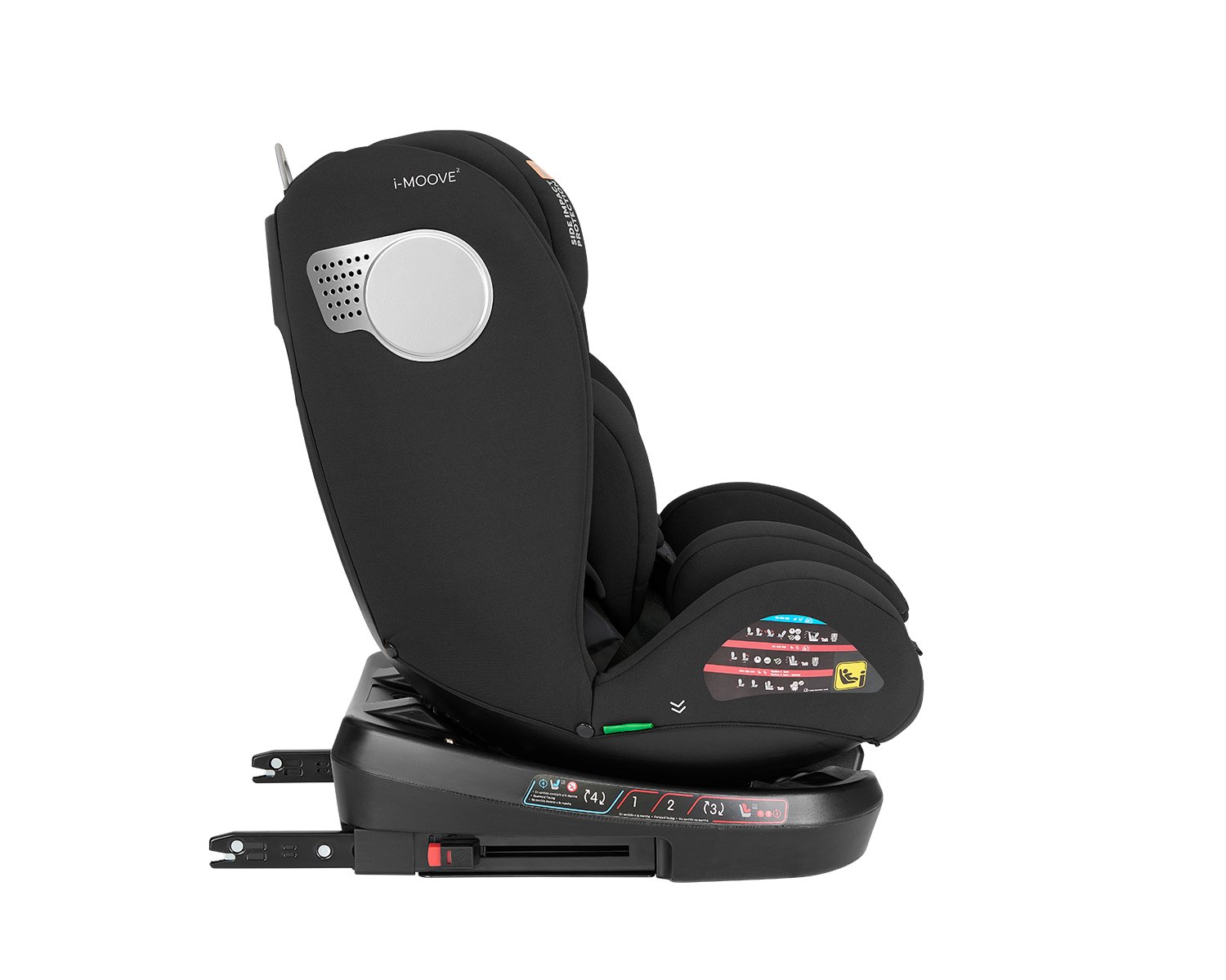 Κάθισμα Αυτοκινήτου i-moove Isofix i-Size 40-150cm (0-36kg) 360° Kikka boo Black - Image 11