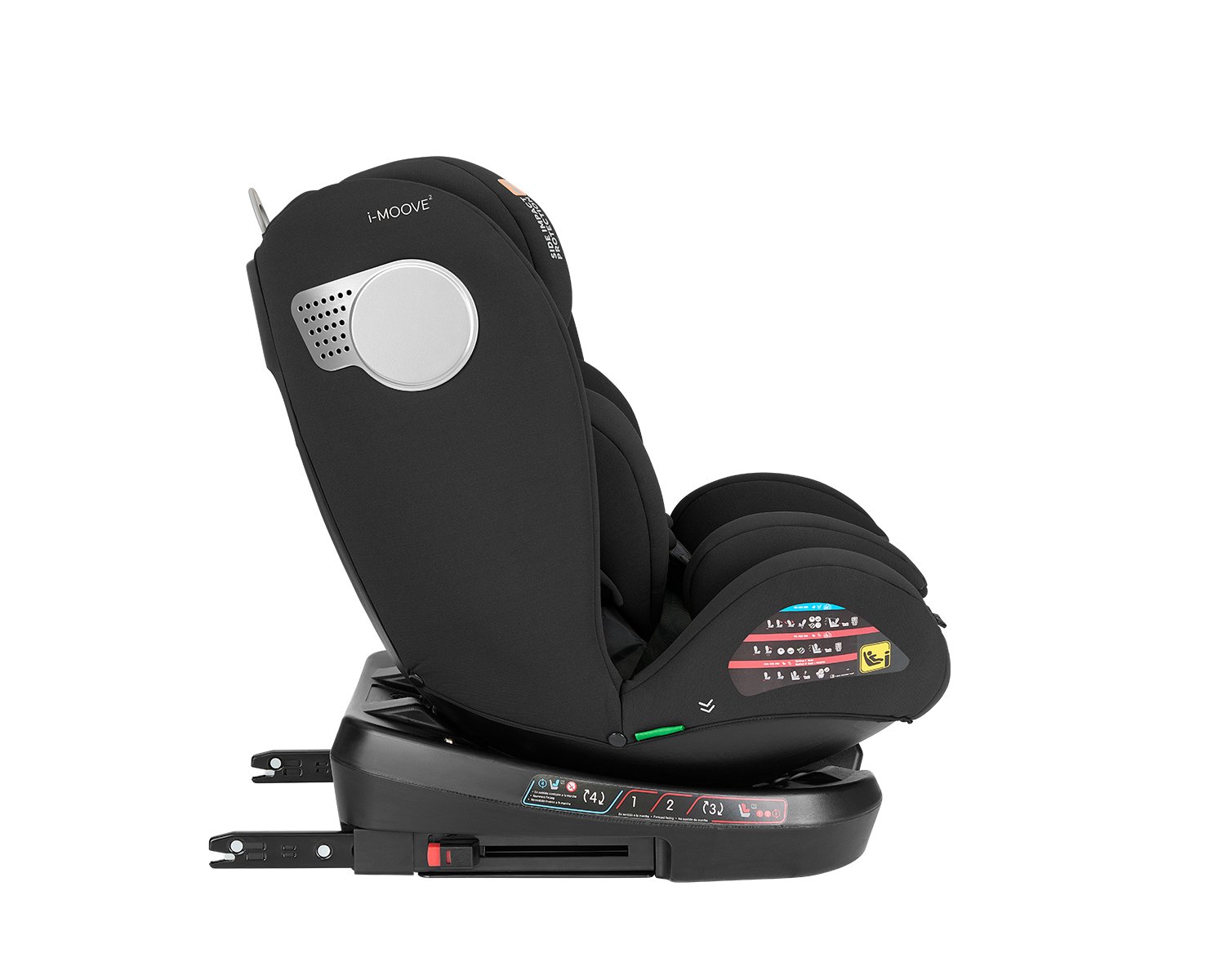 Κάθισμα Αυτοκινήτου i-moove Isofix i-Size 40-150cm (0-36kg) 360° Kikka boo Black - Image 10