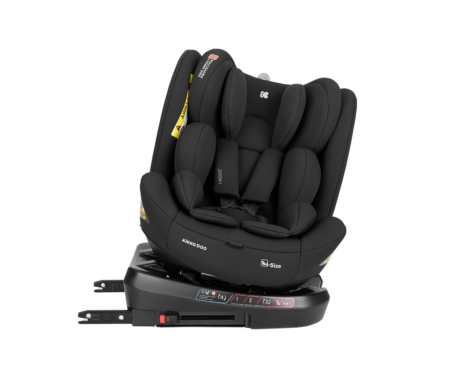 Κάθισμα Αυτοκινήτου i-moove Isofix i-Size 40-150cm (0-36kg) 360° Kikka boo Black - Image 8