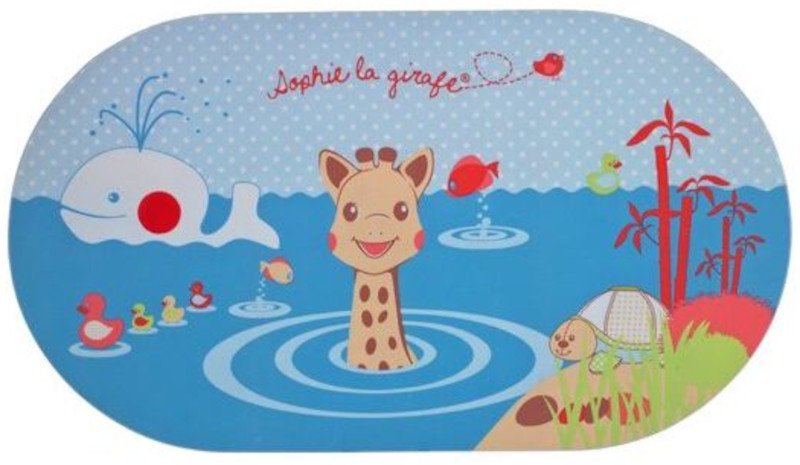 Sophie la Girafe Αντιολισθητικό Χαλάκι Μπάνιου με Ένδειξη για τη Θερμοκρασία S