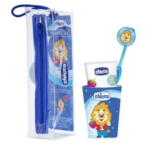 Παιδικό Σετ Ταξιδιού Oral Hygiene Travel Kit Chicco Blue