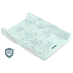 Aλλαξιέρα με Σκληρή Βάση 50x70cm Sensillo Travel Aeroplanes Green