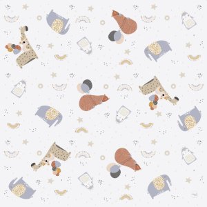 Προστατευτικό Χαλάκι 120x120cm Less mess Giraffe Friends Ceba baby
