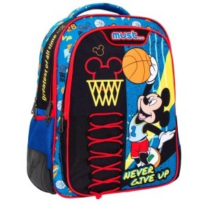 Σχολική Τσάντα Πλάτης Δημοτικού Disney Mickey Never Give Up Must